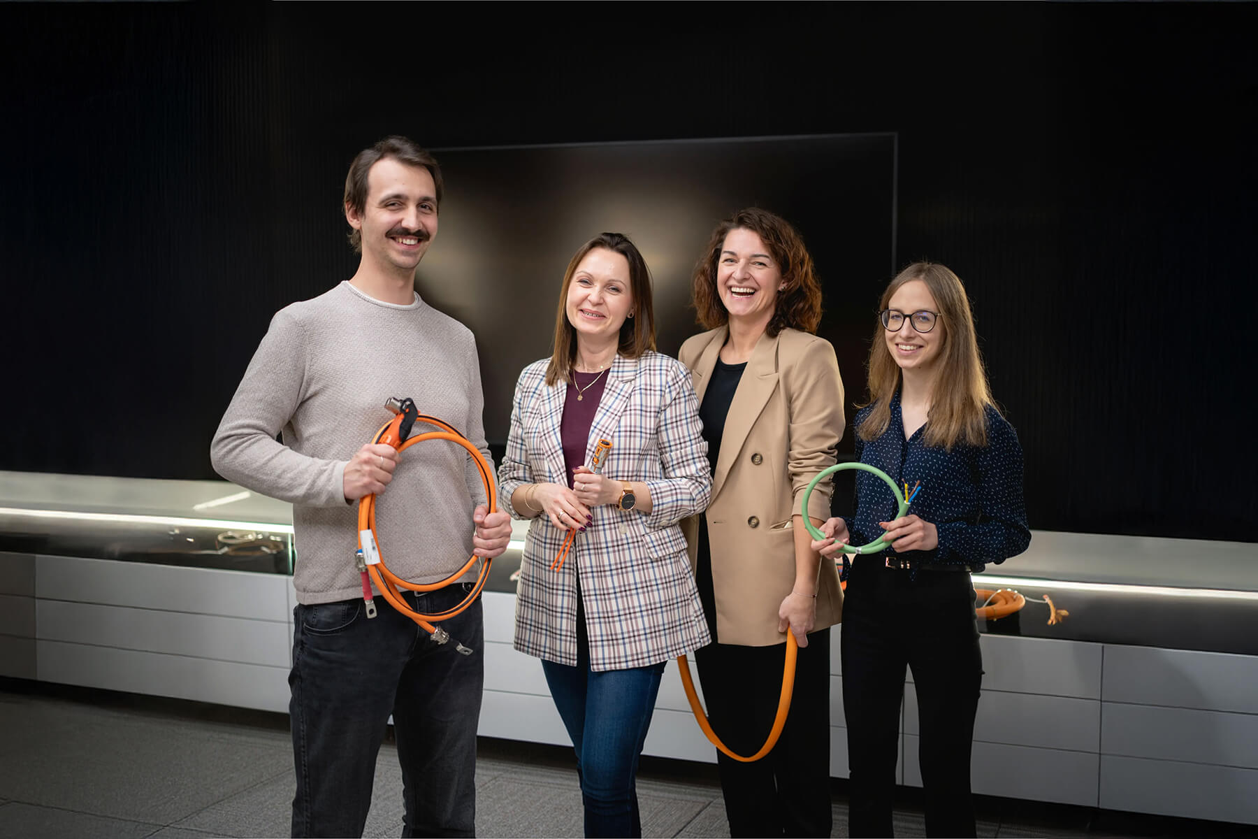 Employees at the office