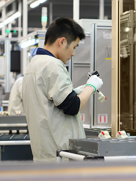 Manufacturing plant employee